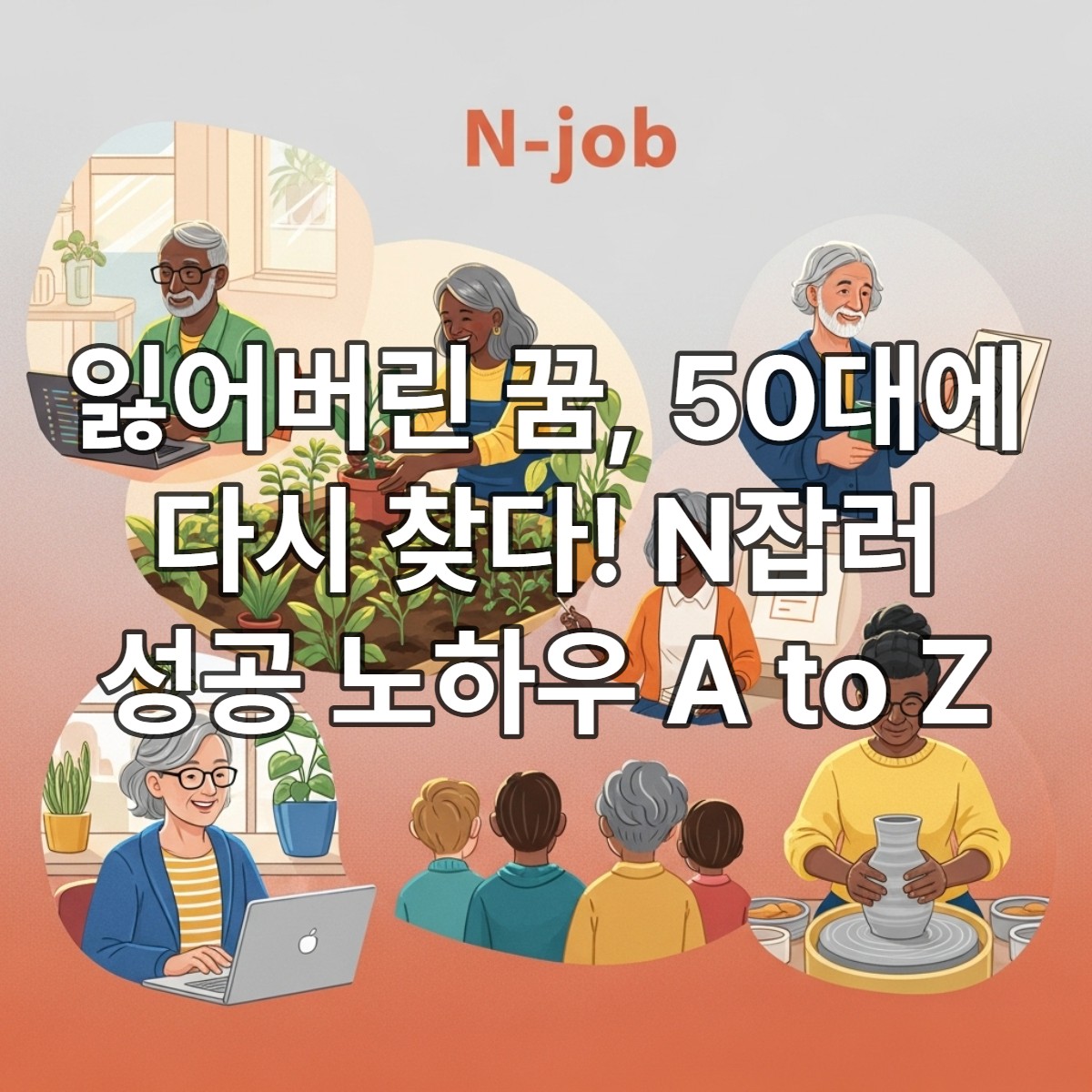 잃어버린 꿈을 찾아서: 50대에 시작하는 N잡러 도전기, 성공 사례와 준비물 A to Z
