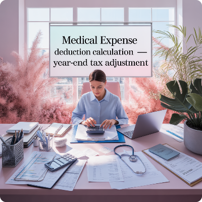 연말정산 의료비공제 계산법 이미지