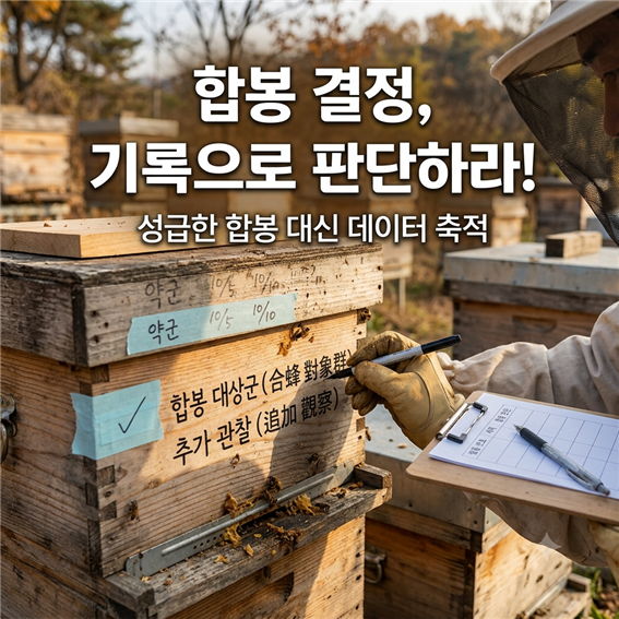 합봉 준비 중인 봉군 장면