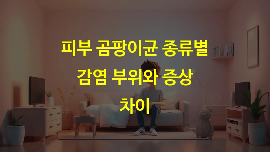 피부 곰팡이균 종류별 감염 부위와 증상 차이