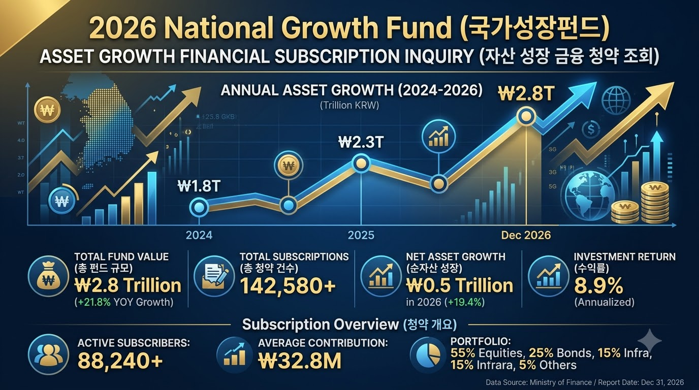 2026 국민 성장 펀드 자산 증식 금융 가입 조회