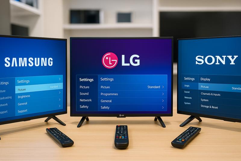 TV는 켜졌는데 화면이 안 나올 때, 차례대로 점검해보세요