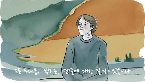 모든 두려움의 뿌리는, 연결에 대한 갈망이었습니다에 관한 그림