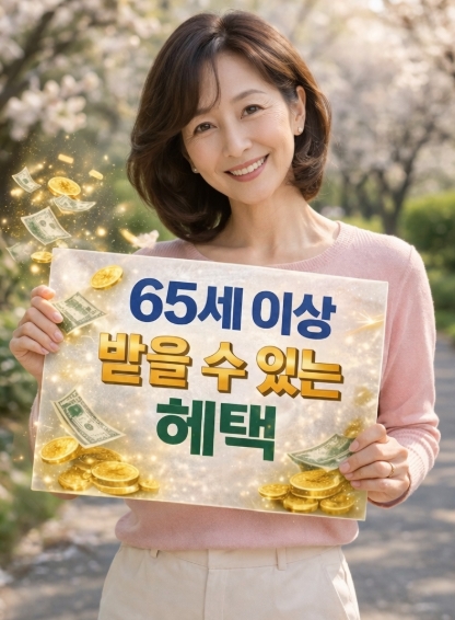 2026년 65세 이상 받을 수 있는 혜택! 총정리!