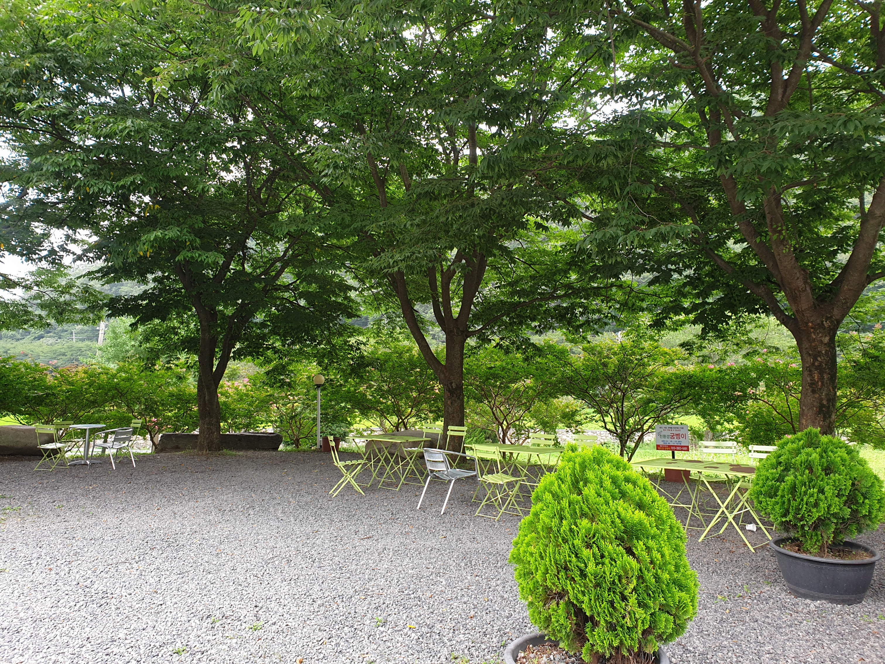 웰빙하우스 앞마당