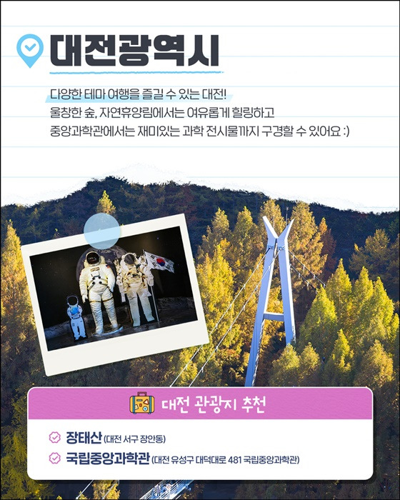 소비쿠폰으로 떠나는 충청도 여행지 추천 - 총정리