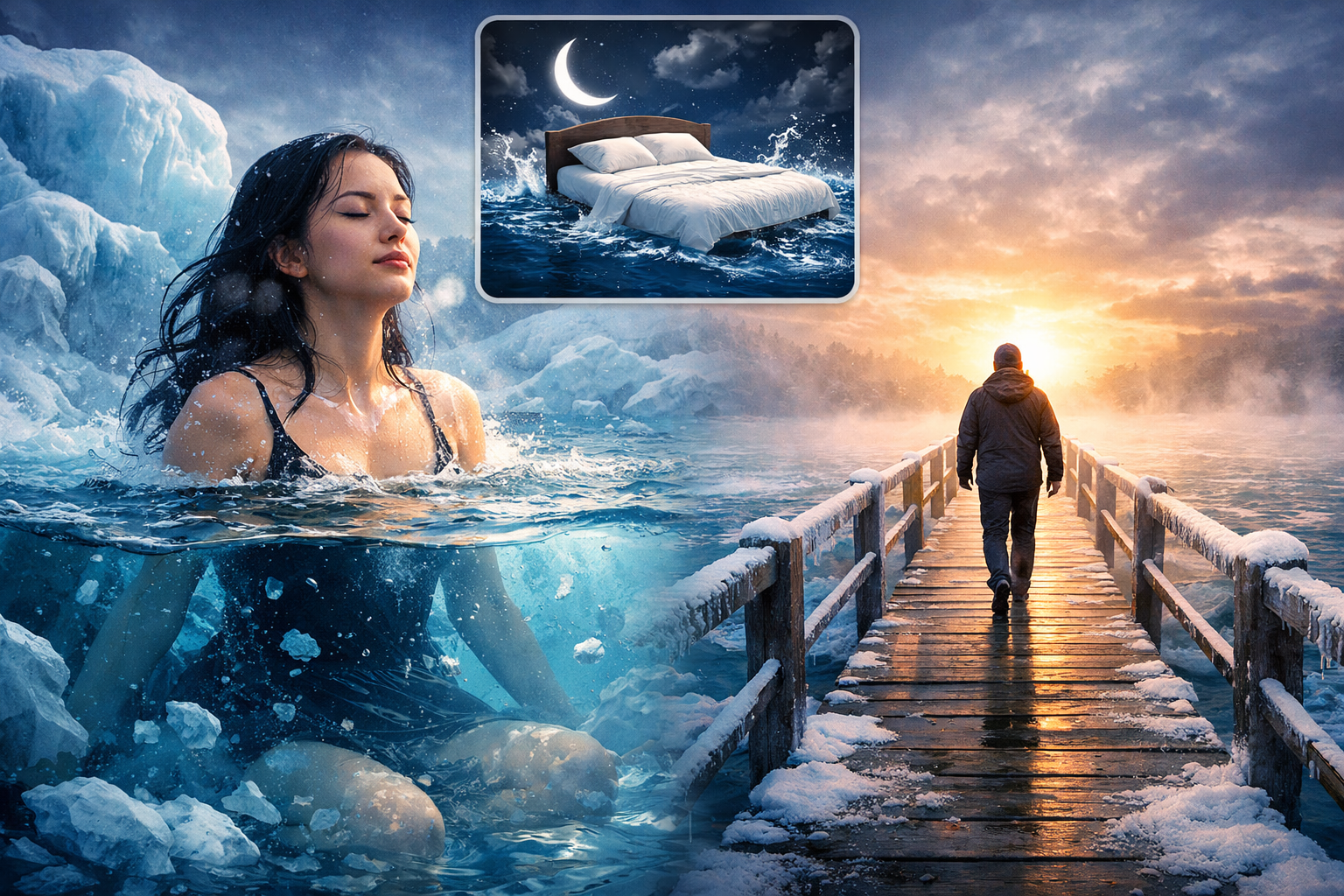 차가운 물 꿈