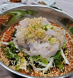 삼척물회