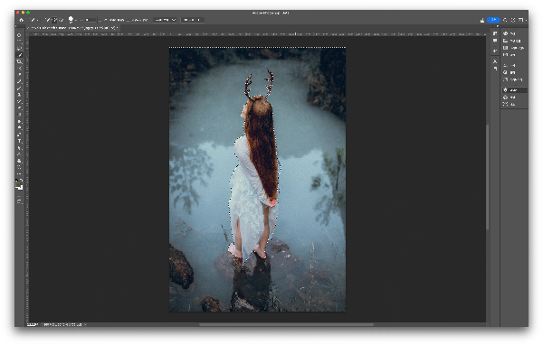 포토샵 인물사진 배경지우기 누끼따기