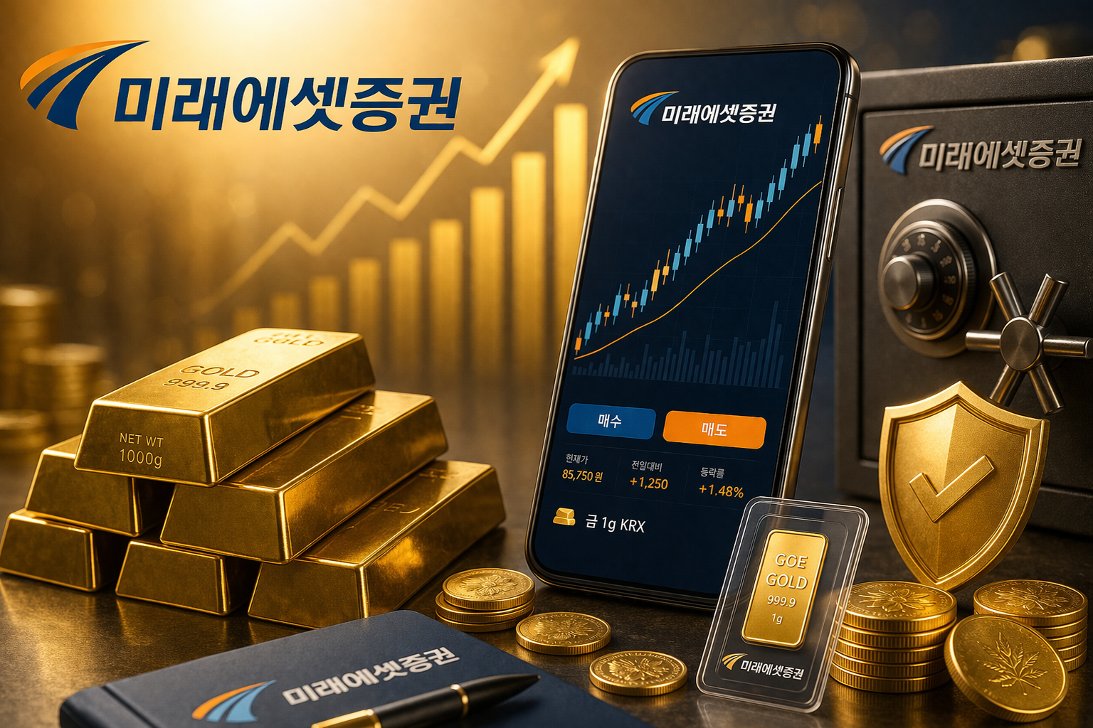 미래에셋 금현물계좌 개설 방법부터 매수&middot;매도까지 완벽 정리 (KRX 금시장 투자 가이드) 관련 사진