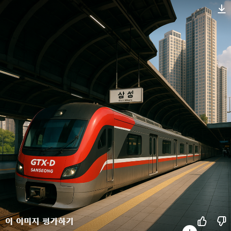 GTX-D 삼성역과 부천아이파크 아파트 이미지