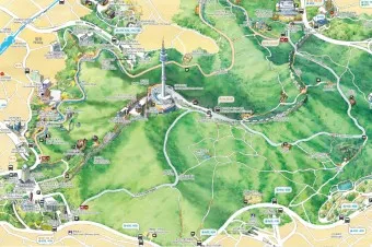 남산둘레길 코스 지도 소요시간 맛집_4