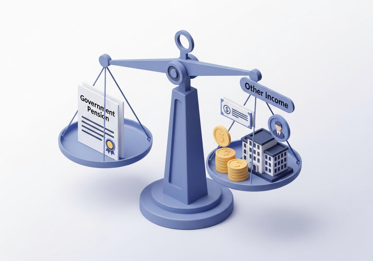 퇴직후 공무원연금수령감액사유