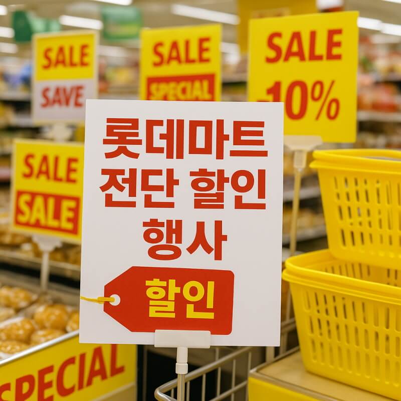 롯데마트 전단 할인 행사 혜택 및 알뜰 쇼핑 관련사진