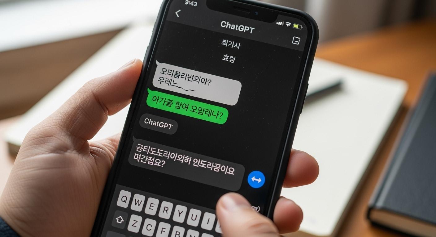 챗지피티 한글 오타