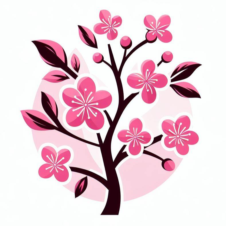 벚꽃 로고