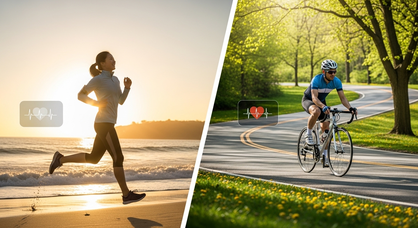 조깅,자전거타기