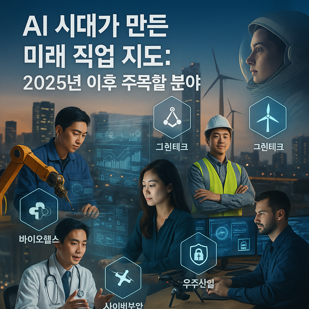 AI 시대가 만든 미래 직업 지도: 2025년 이후 주목할 분야