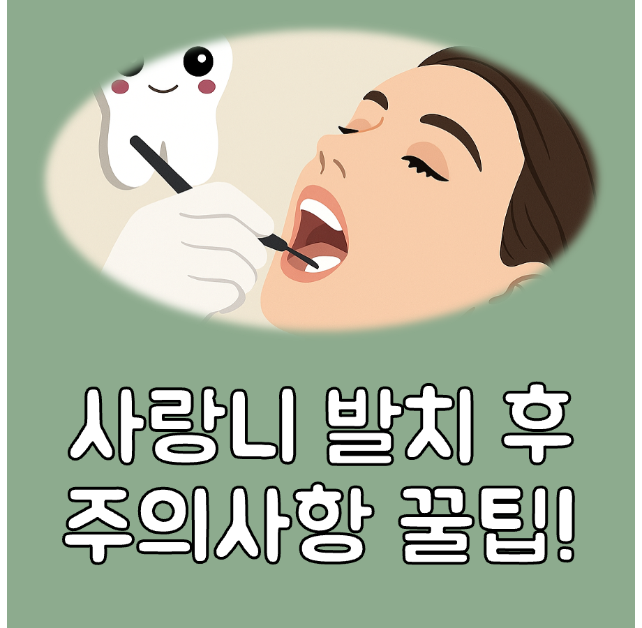 사랑니 발치 후 주의사항 대표이미지