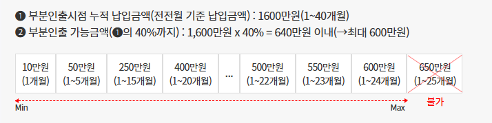2025 청년도약계좌 부분인출 신용가점 일시납입 안내