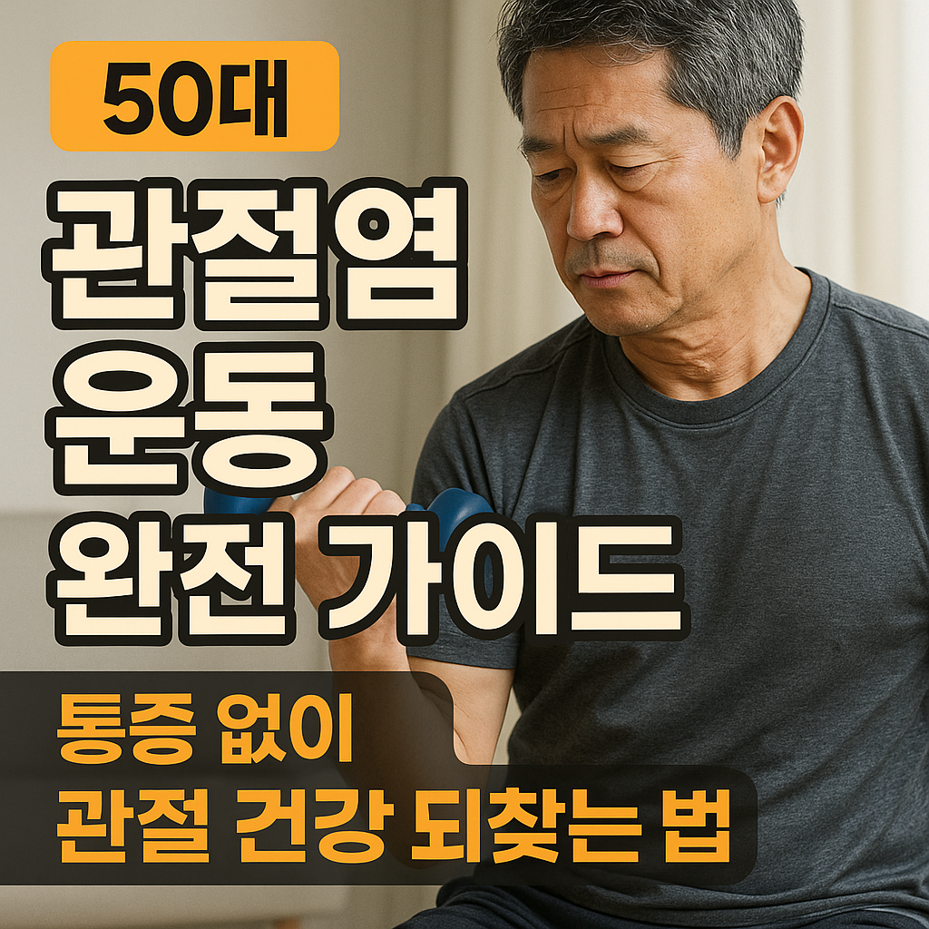 50대 관절염 운동 완전 정복 가이드