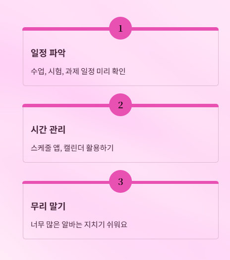대학생아르바이트주의할점