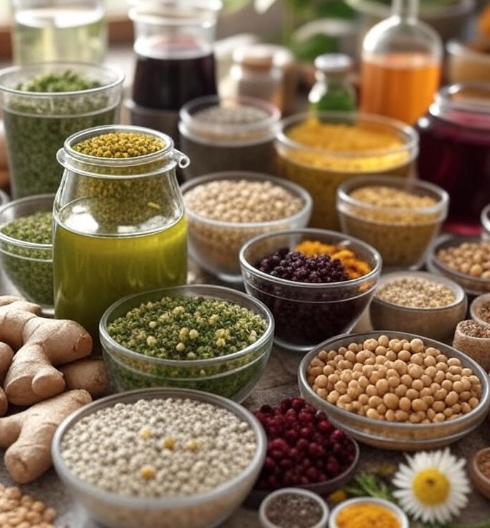 식물성 단백질 관련 사진