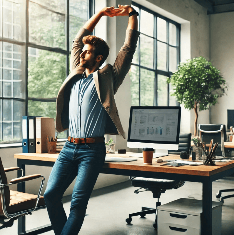 바쁜 직장인을 위한 틈새 운동! 사무실에서 쉽게 따라 하는 운동법