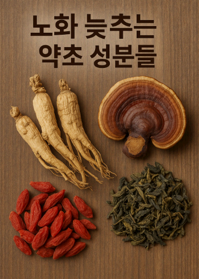 노화 늦추는 대표 약초 성분들