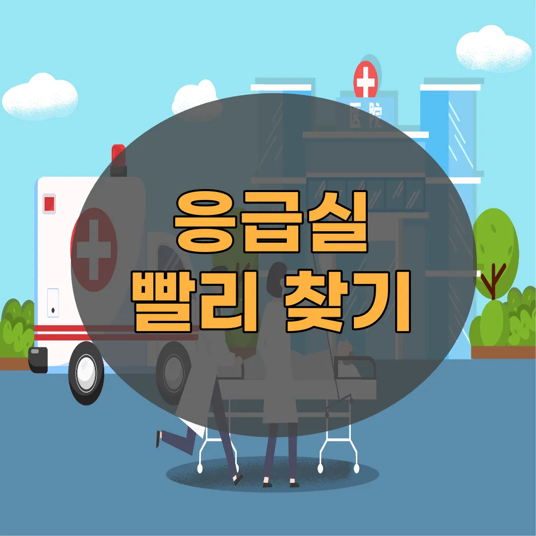 응급실 빨리 찾기 바로가기