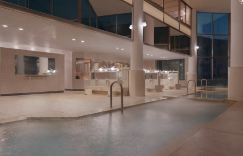 경주 코오롱호텔 사우나 실내