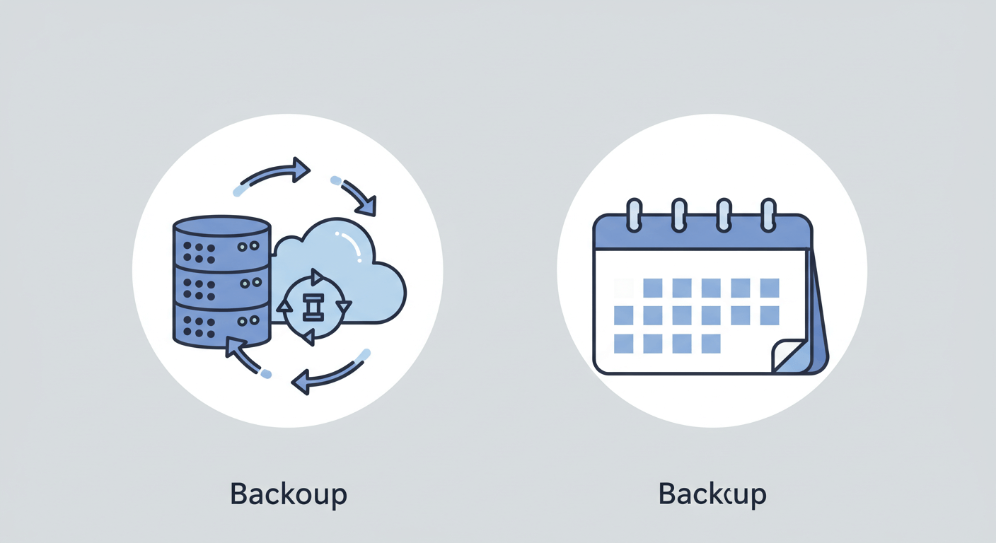 "자동 백업 시스템의 중요성과 구현 방법"에 대한 이미지입니다.