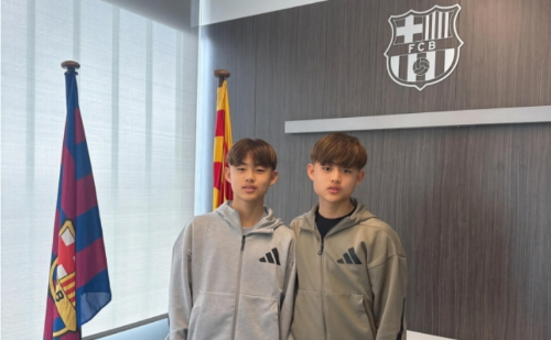 바르셀로나가 선택한 이대한과 이민국 쌍둥이 형제