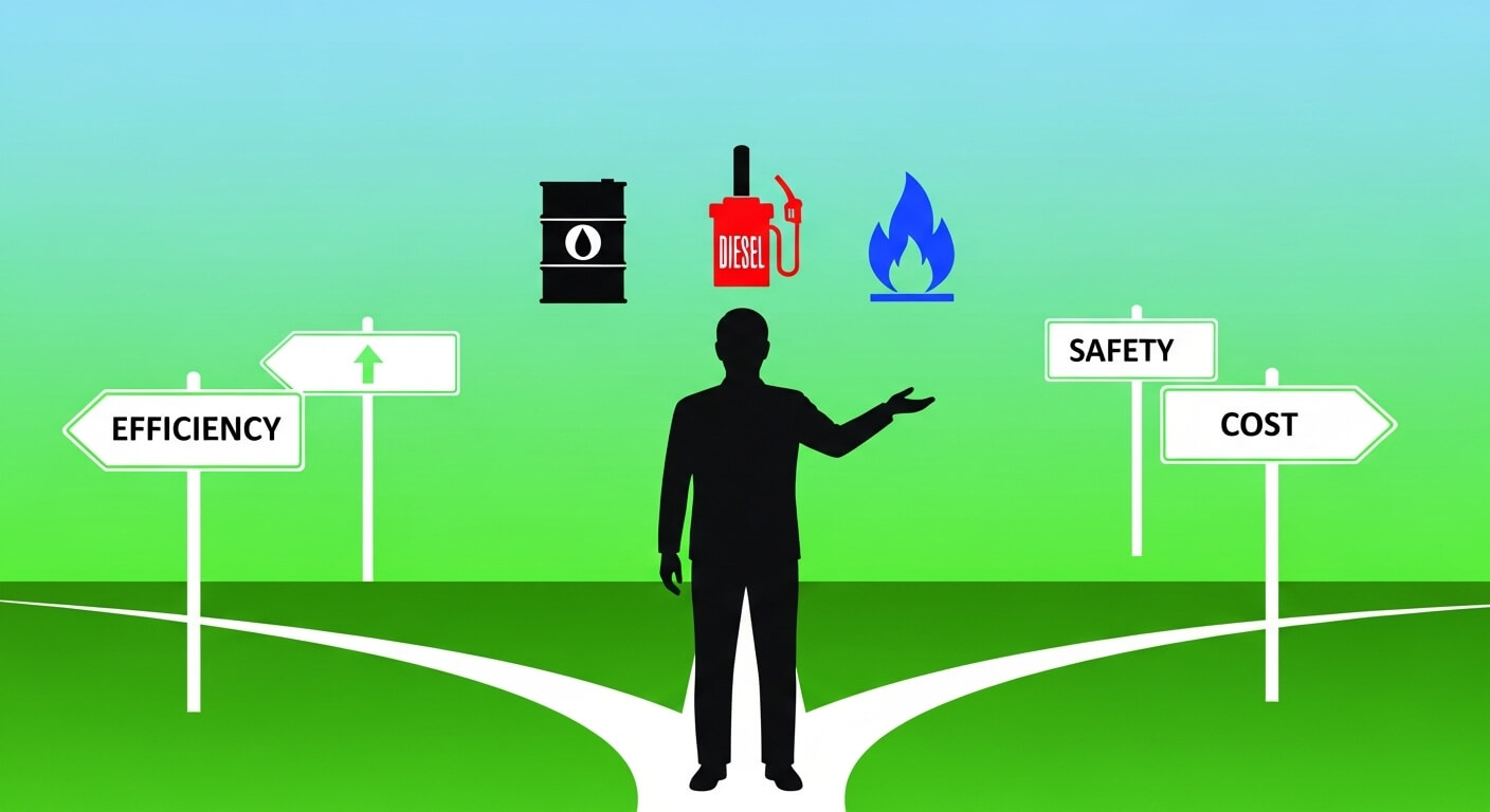 결론: 연료 선택은 용도와 환경에 따라 달라진다