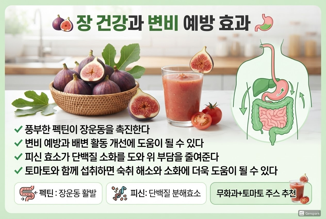 장 건강과 변비 예방 효과