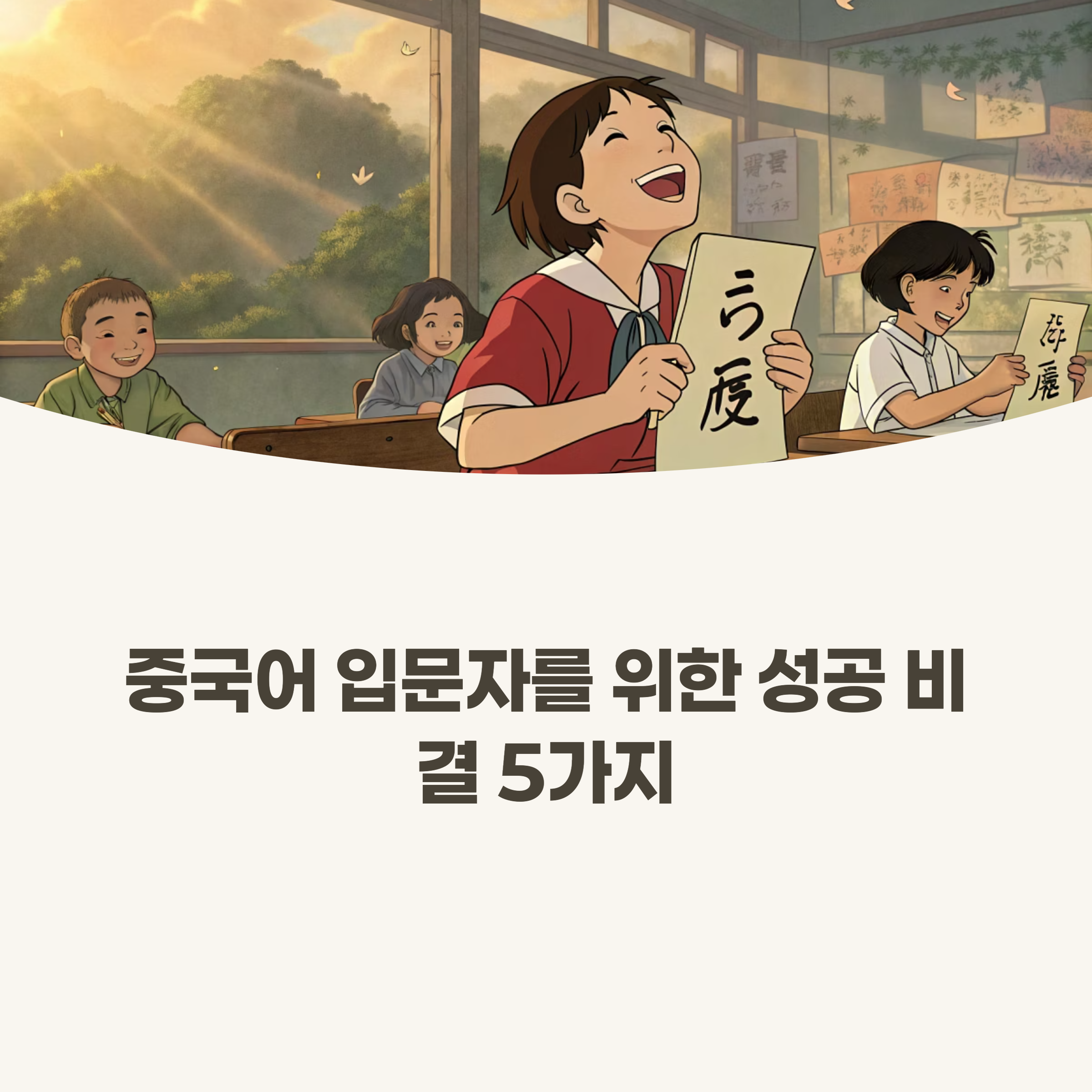 활짝 열린 책과 중국 국기 이미지를 함께 담은 사진