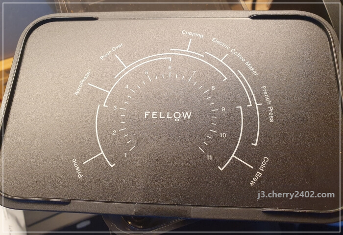 개인의 취향에 따라 다양하게 조절 가능한 31단계 다이얼