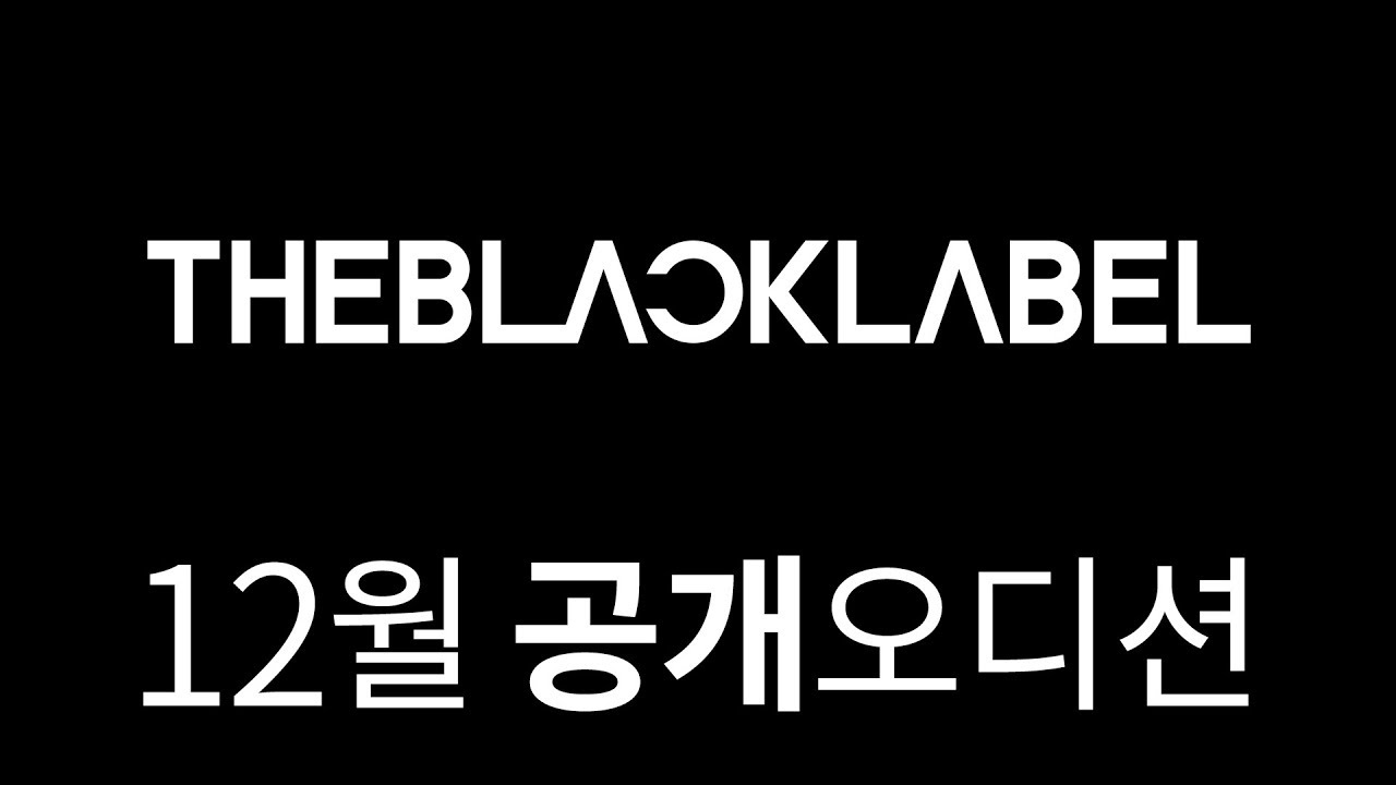 더블랙레이블 신규 여그룹 오디션