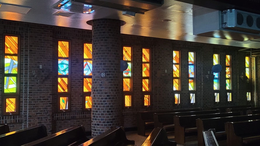 광명 철산성당 스테인드글라스