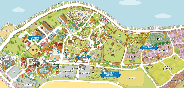 안성팜랜드 지도 맵