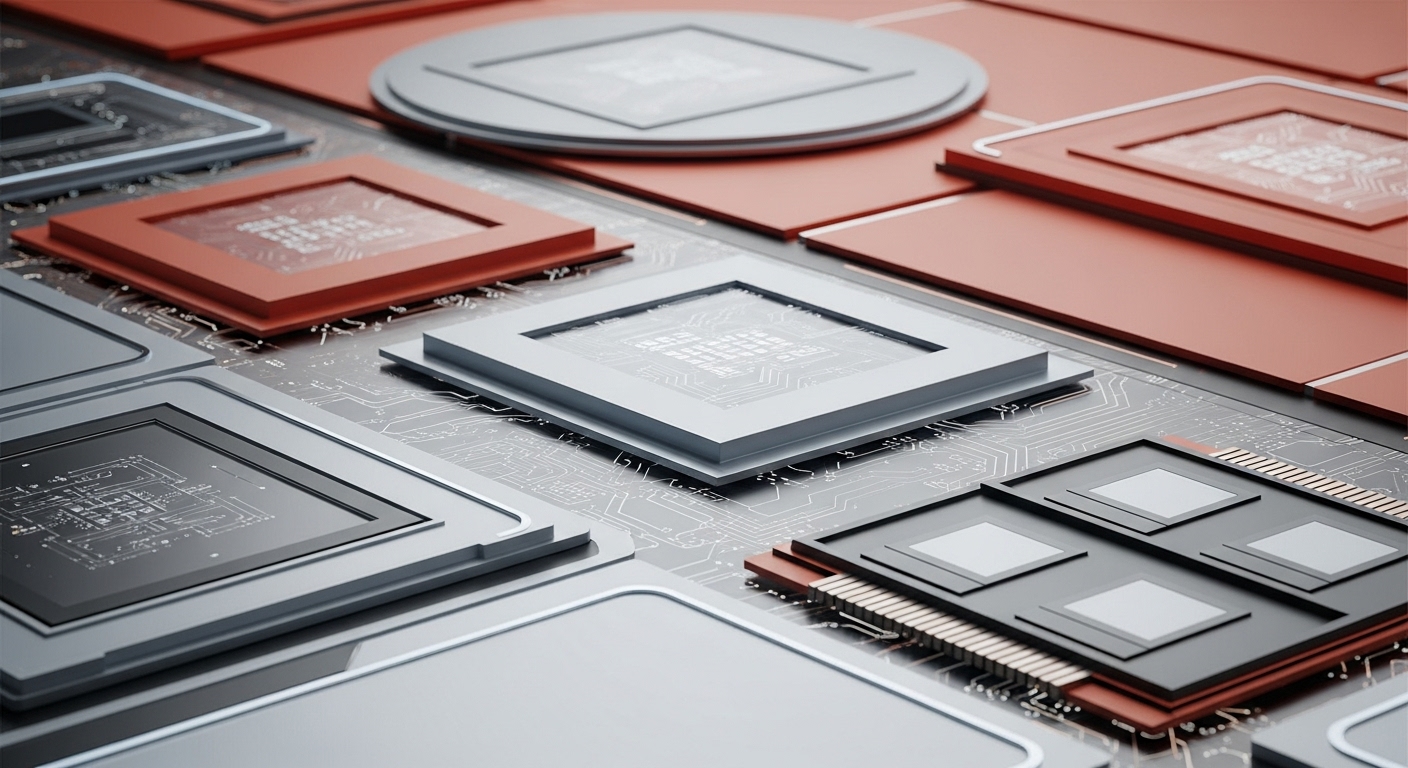 씨엠티엑스(CMTX)의 반도체 웨이퍼와 첨단 칩 기술을 상징하는 이미지. 정밀하고 혁신적인 반도체 산업을 나타냅니다.