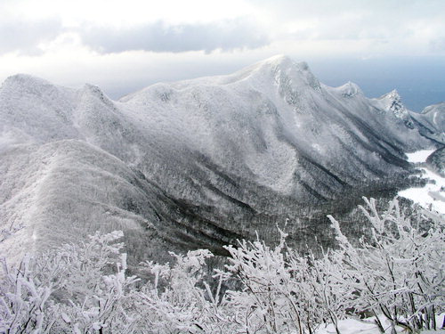 성인봉 등산지도