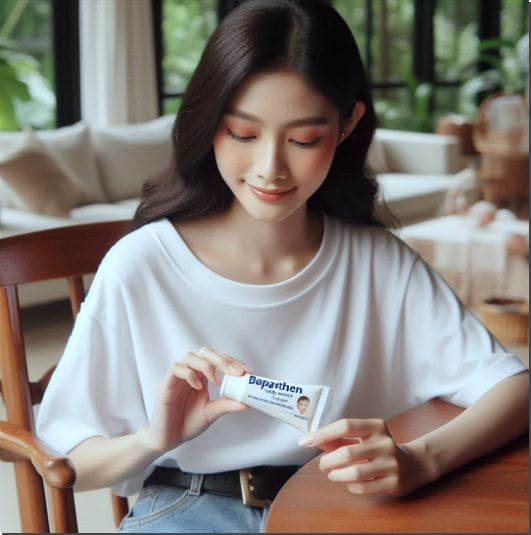 비판텐 연고의 일광화상 진정 효과