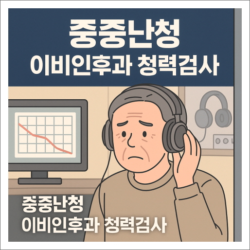 중증난청 : 이비인후과 청력검사: 청력 손실의 범위와 유형 확인