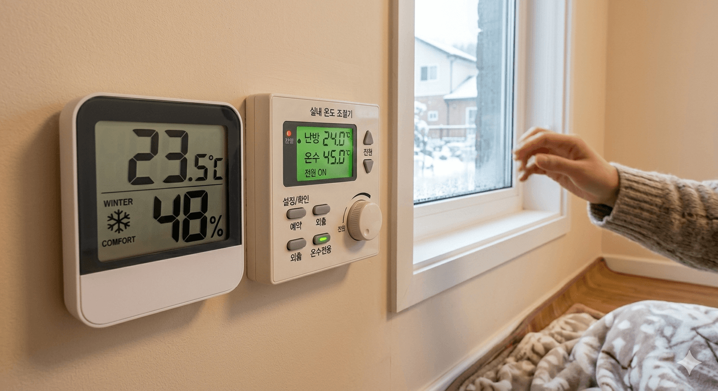 온도계, 난방 조절기