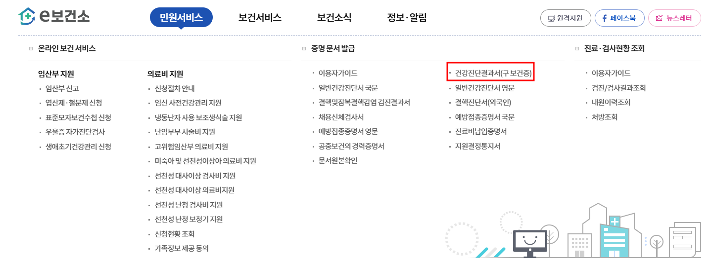 병원 보건증 인터넷 발급 방법 총정리