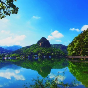 산정호수 수변길 사진