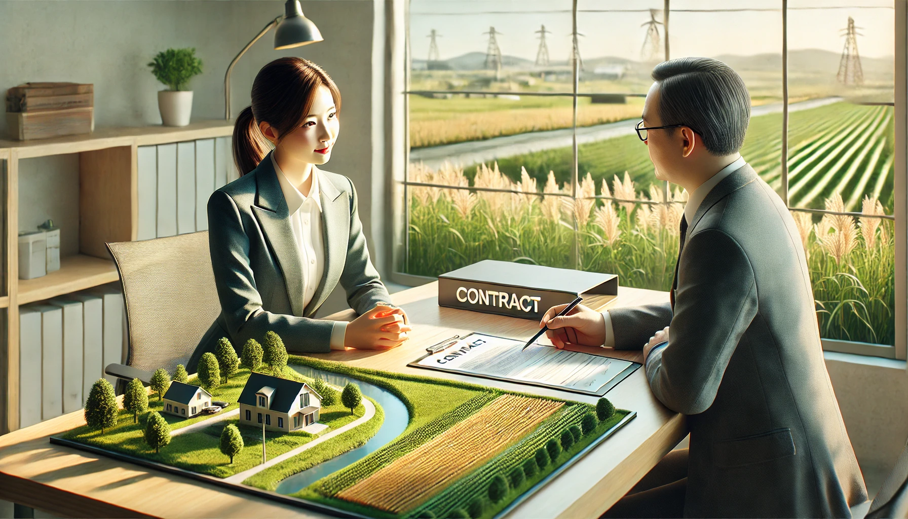 농지매매계약 효력과 의무 확인하는 이미지