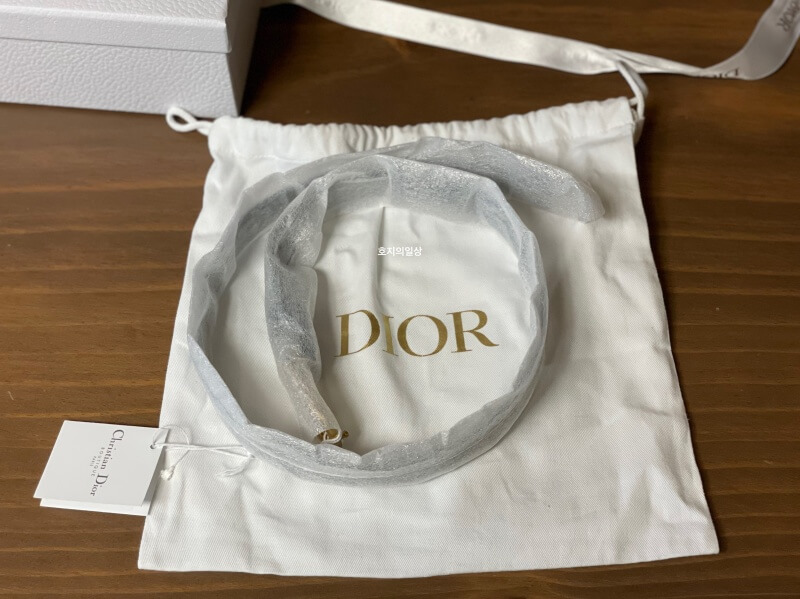 디올(DIOR) 새들(saddle) 벨트(belt) 제품 모습