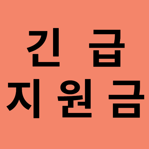 긴급 지원금 대상자 및 신청방법 총정리